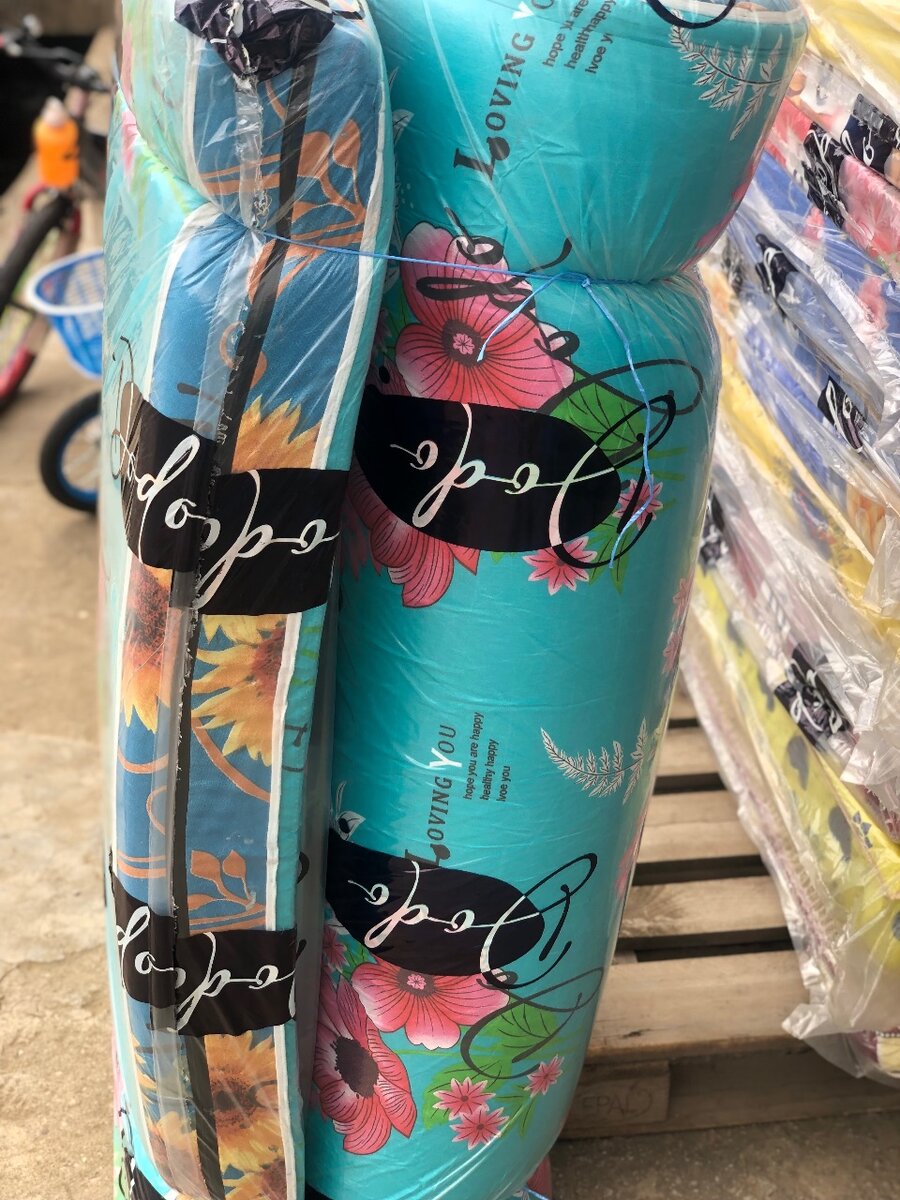 Matelas floral confort imprimé
