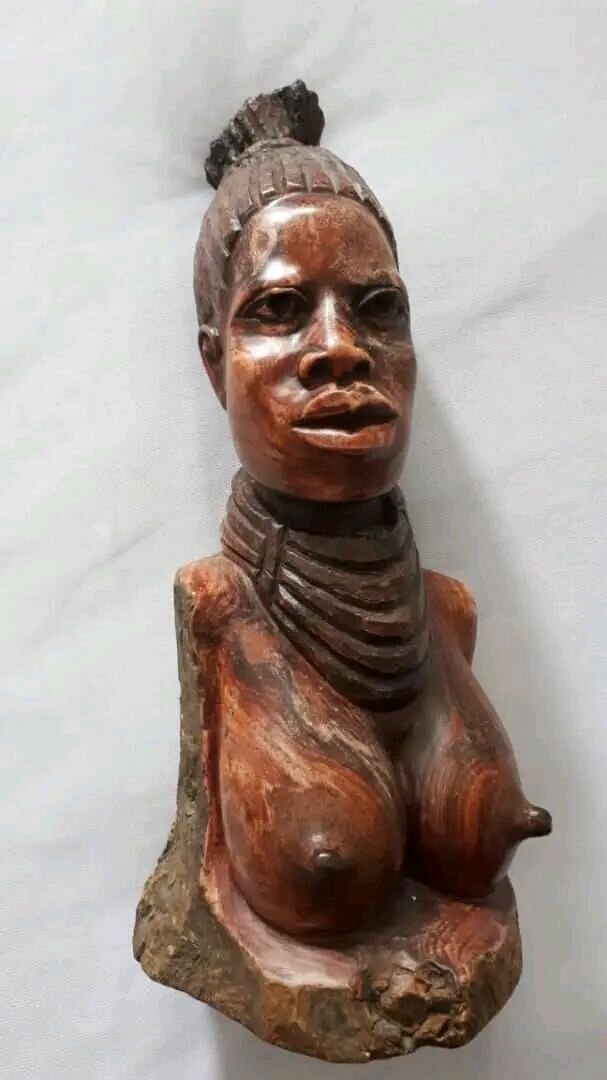 Wooden statues