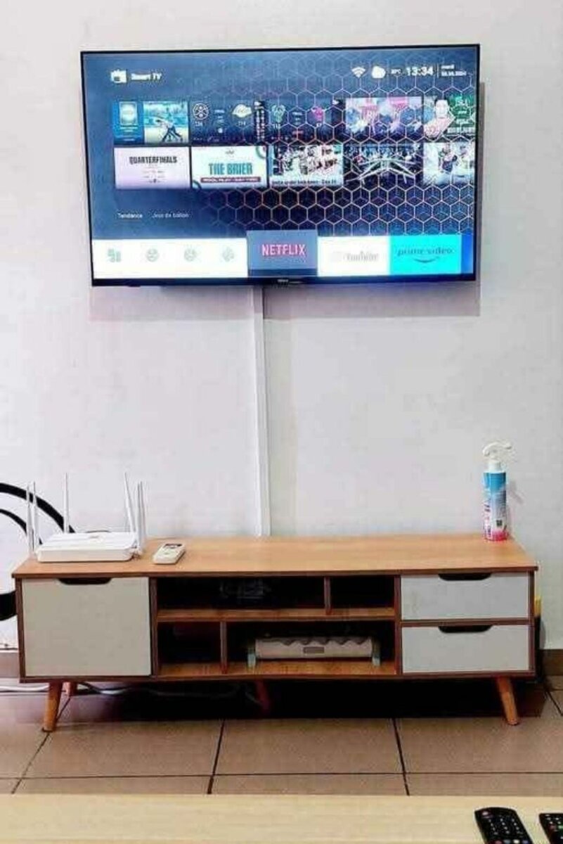 Meuble TV scandinave marron