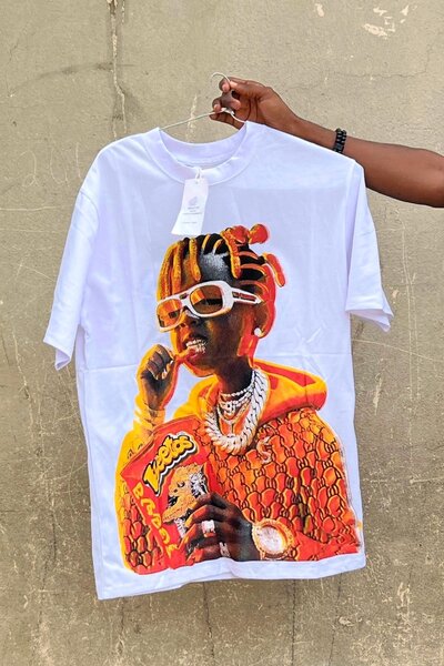 T-shirt imprimé tendance hip-hop