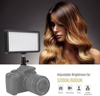 LED-416 LED Vidéo 3200-5600K Lumière Professionnelle Sur Cam