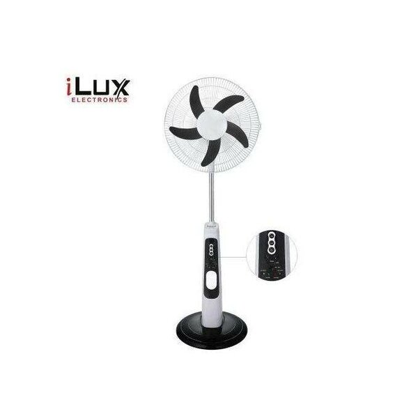 Ilux Ventilateur Rechargeable 18 Pouces LXF-972
