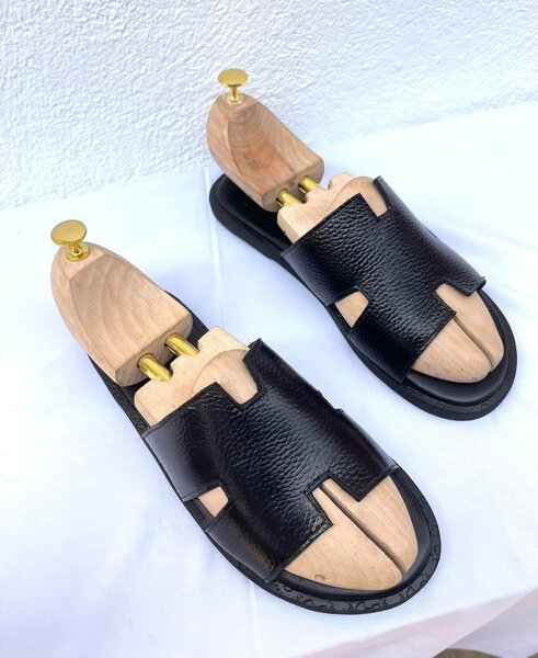 Sandales en cuir