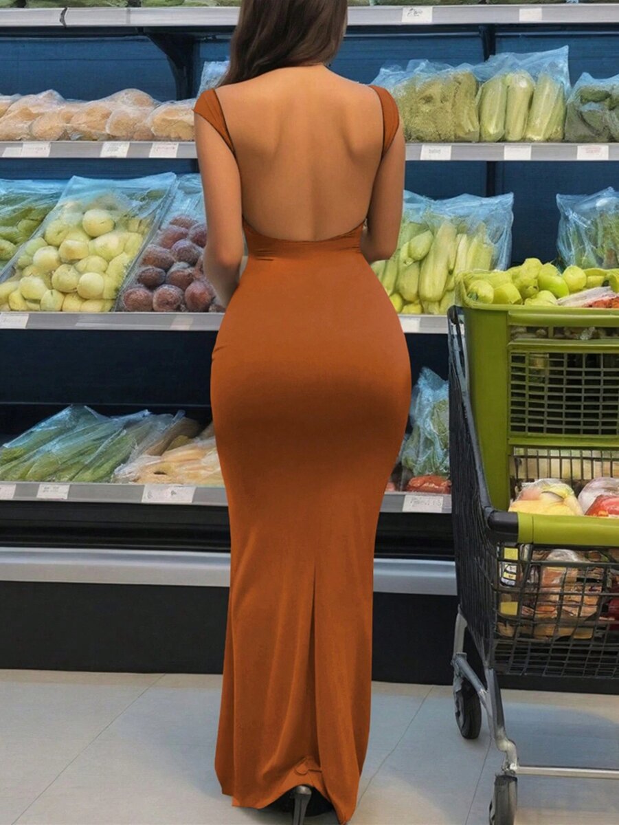 Robe Sirène Dos Nu Élégante