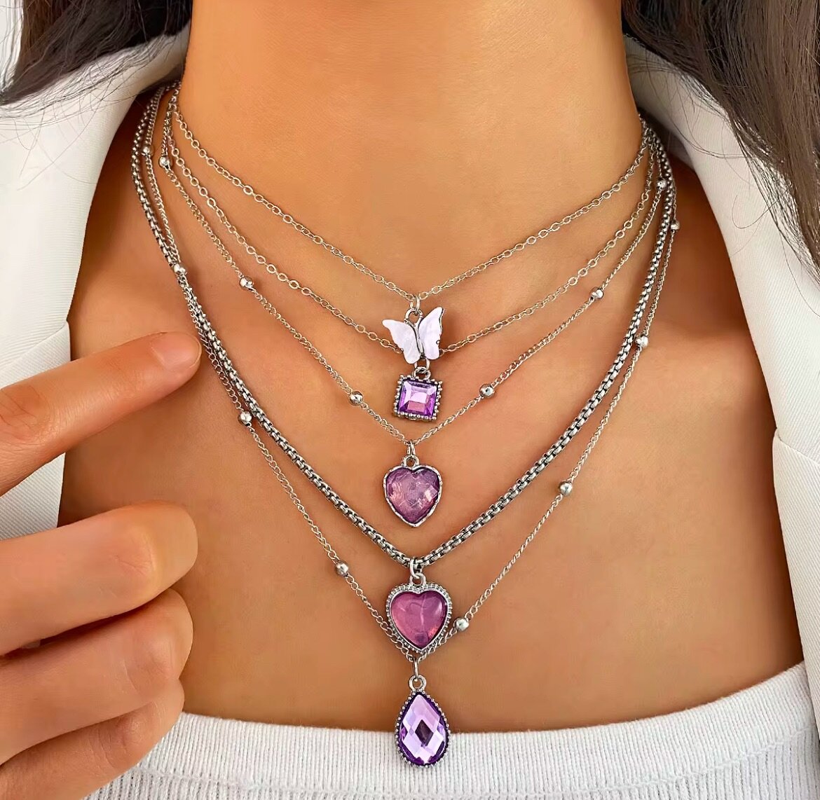 Collier multi-couches élégant
