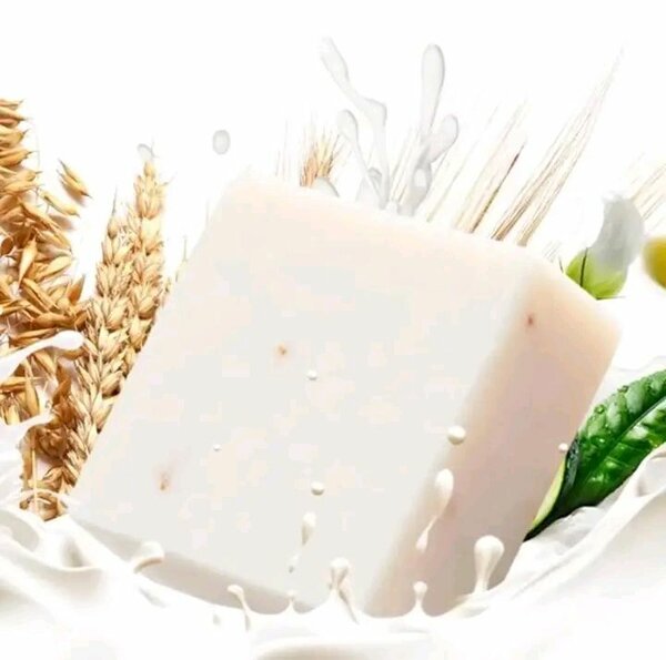 Rice milk soap