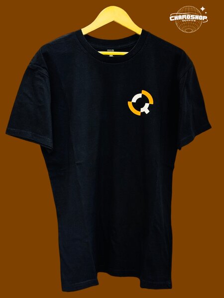 T-shirt Quattro noir unisexe
