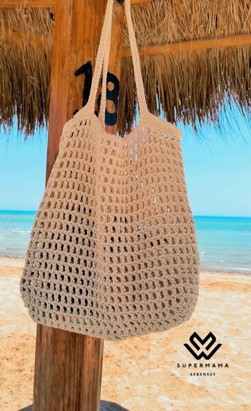 Sac de plage en crochet
