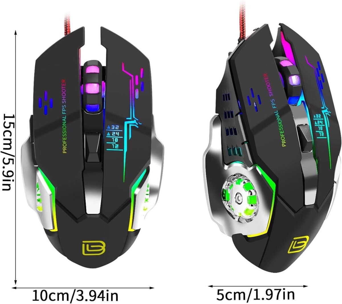 Souris Gaming RGB
