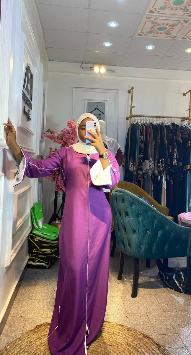 Abaya with veil