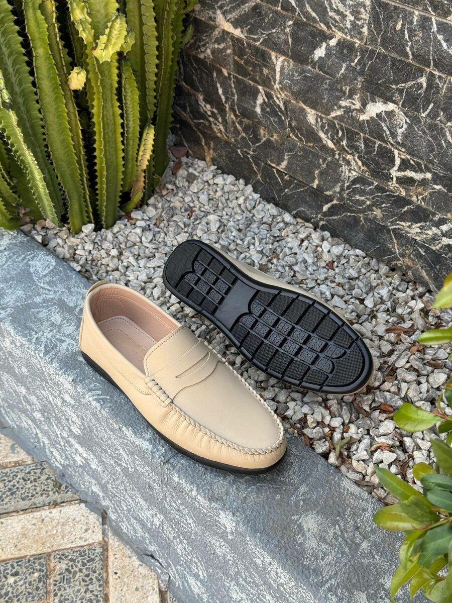 Mocassins en cuir élégants