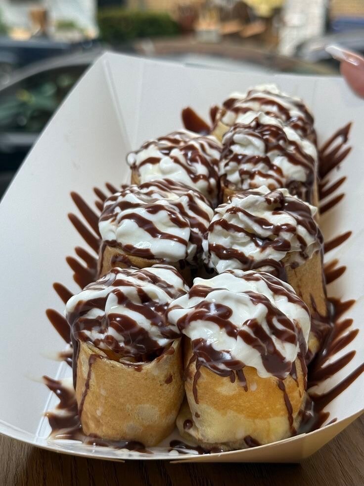 Délices de rouleaux sucrés