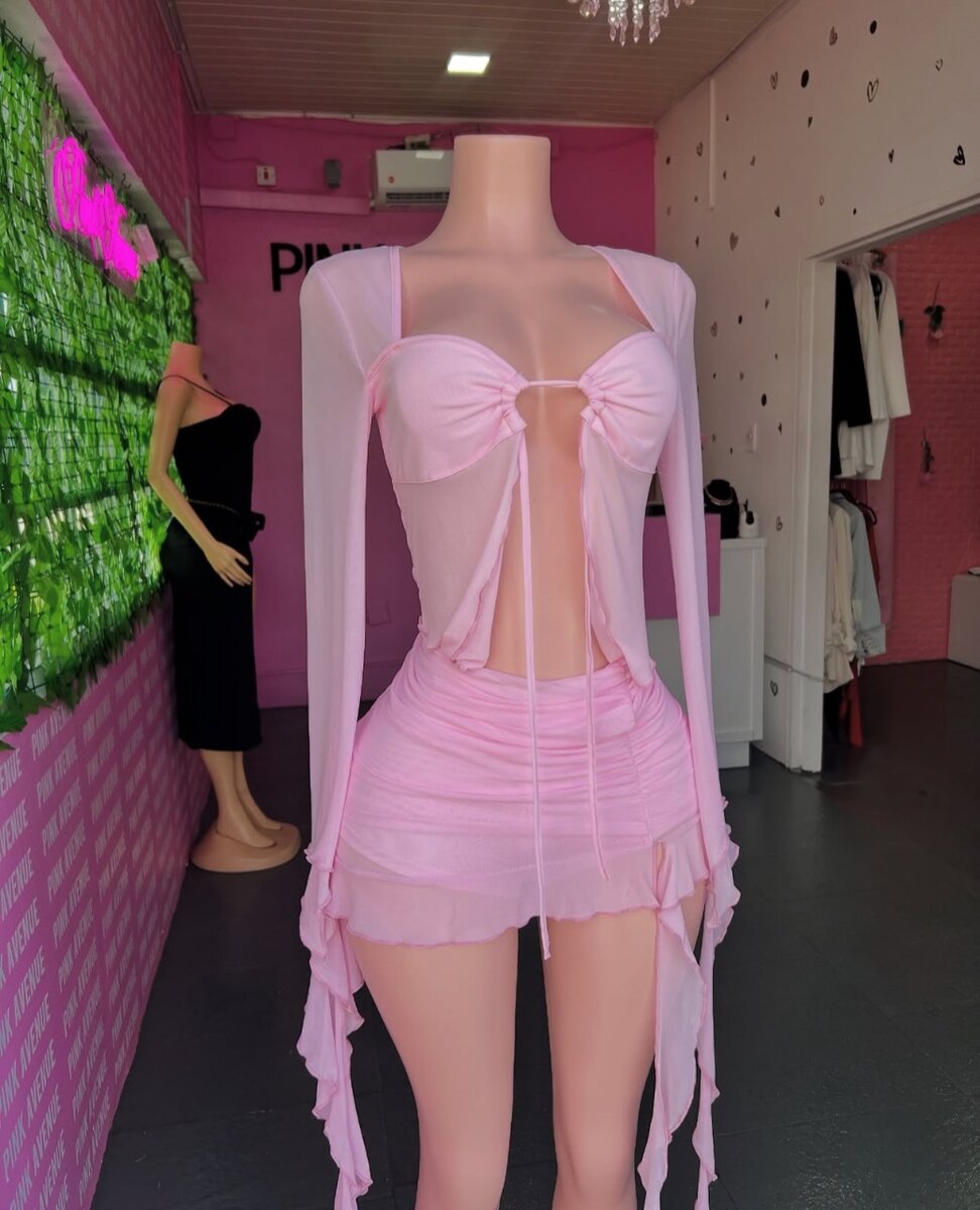 Pink dress