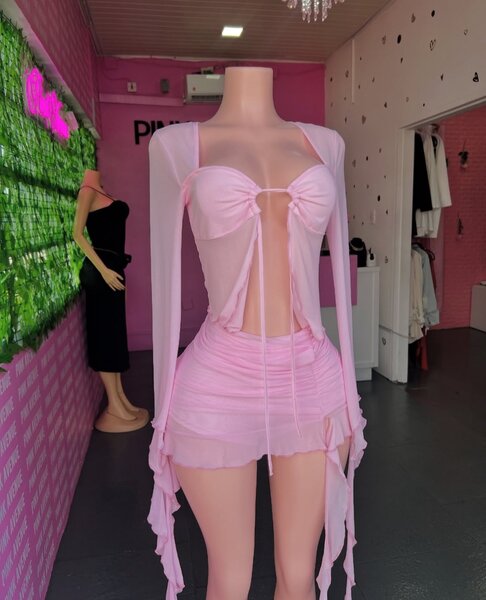 Pink dress