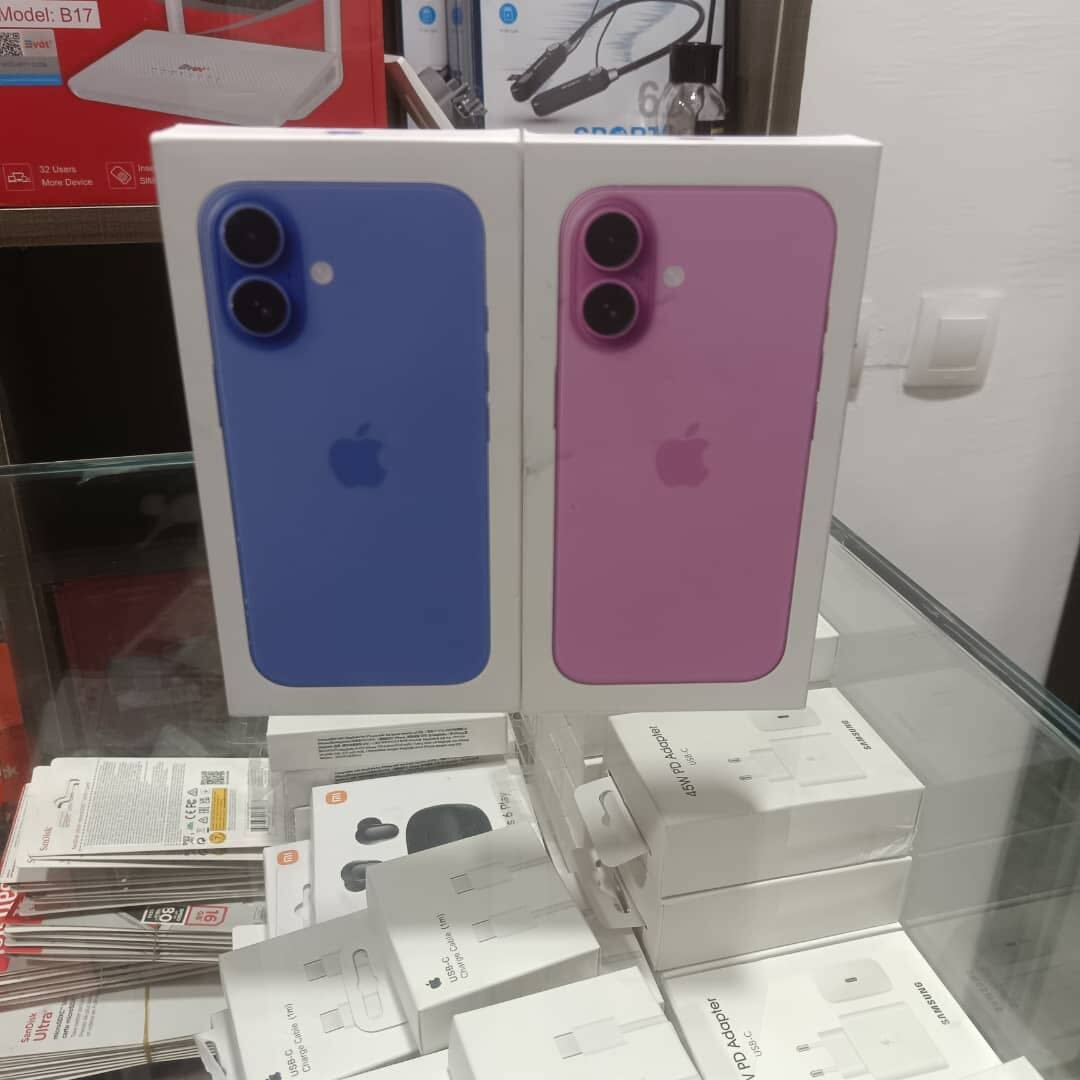 iPhone 16, 16pro Bleu et Rose