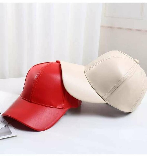 Casquette en cuir