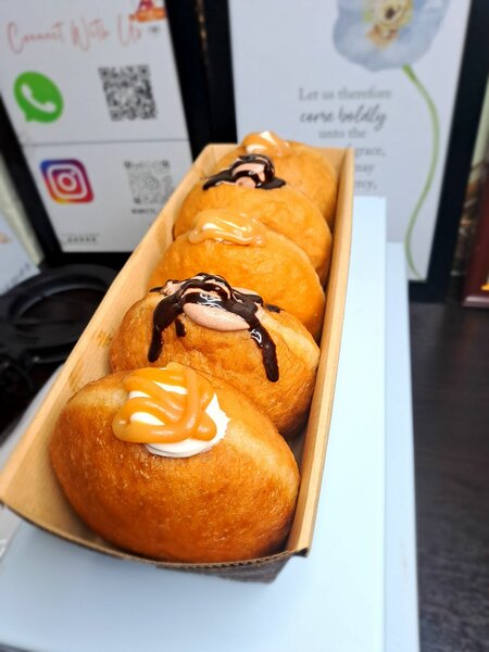 Milky doughnuts