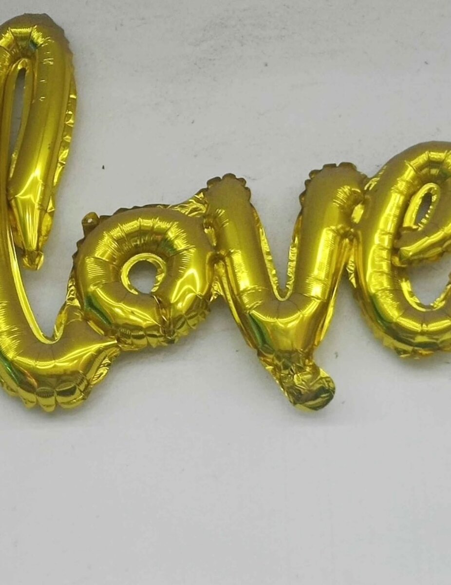 Ballons Lettres Or