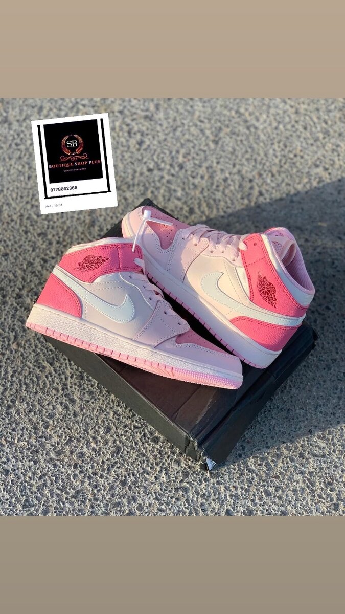 Basket Nike air Jordan 1 authentique avec sa boîte