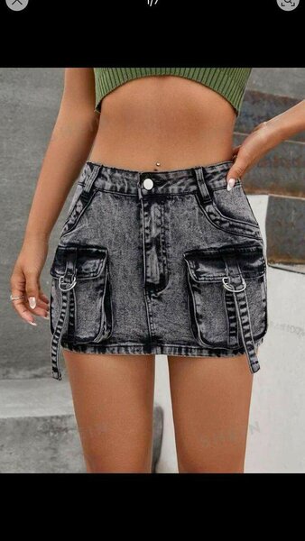 Mini jean shirts