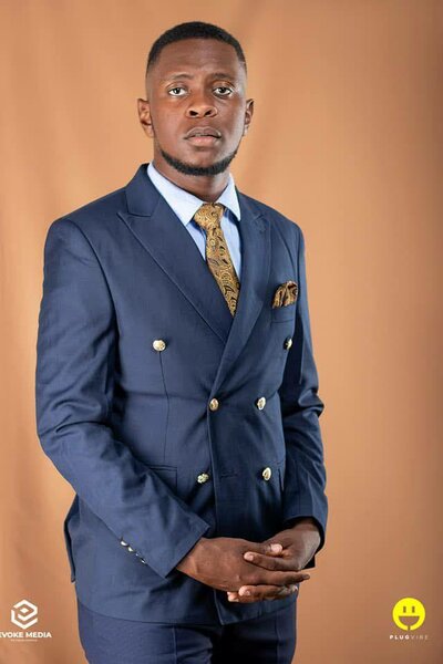 Charcoal grey suit