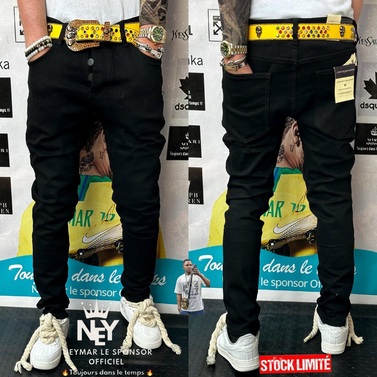Jeans décontractés homme tendance