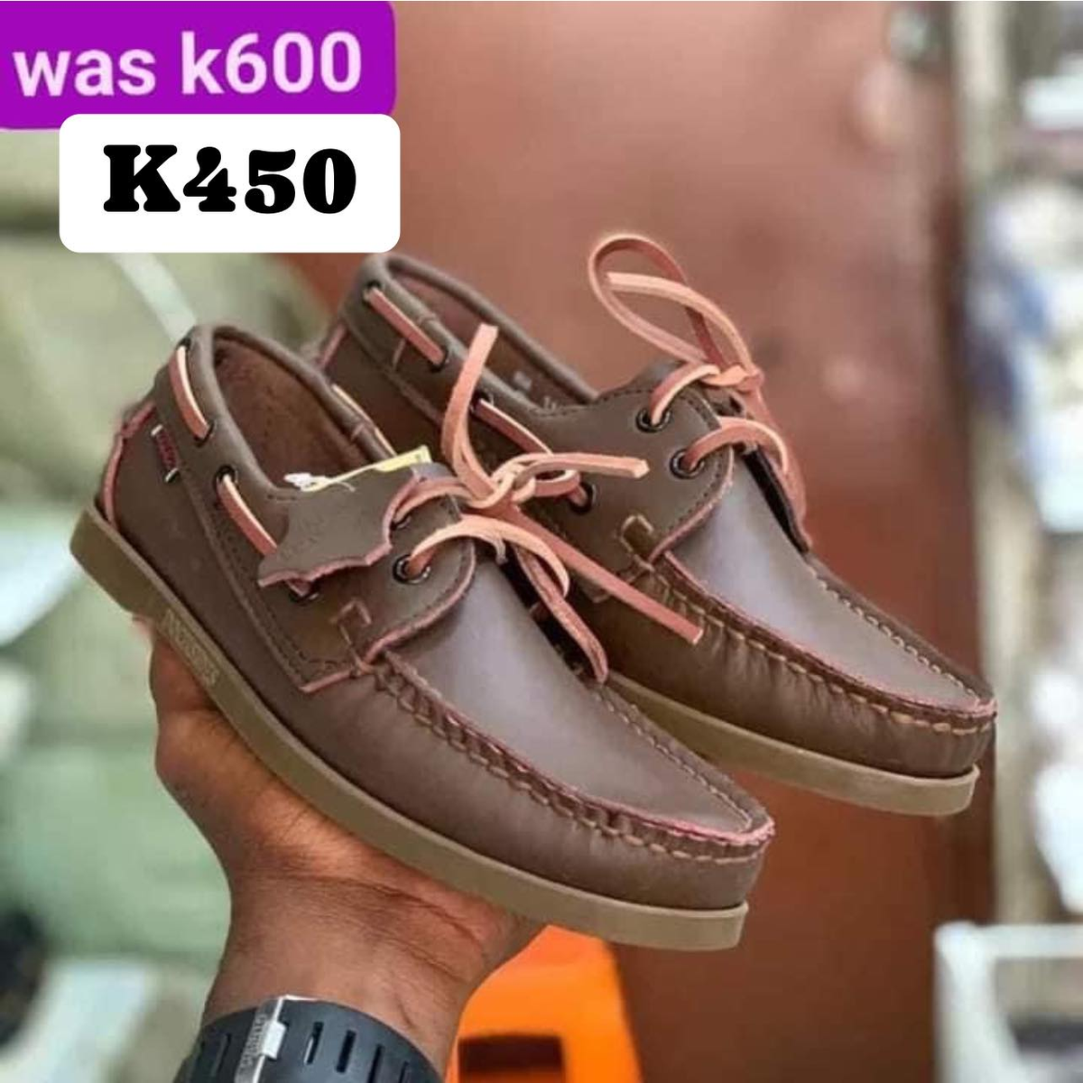 brown loafers