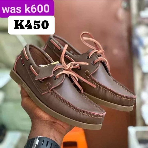 brown loafers