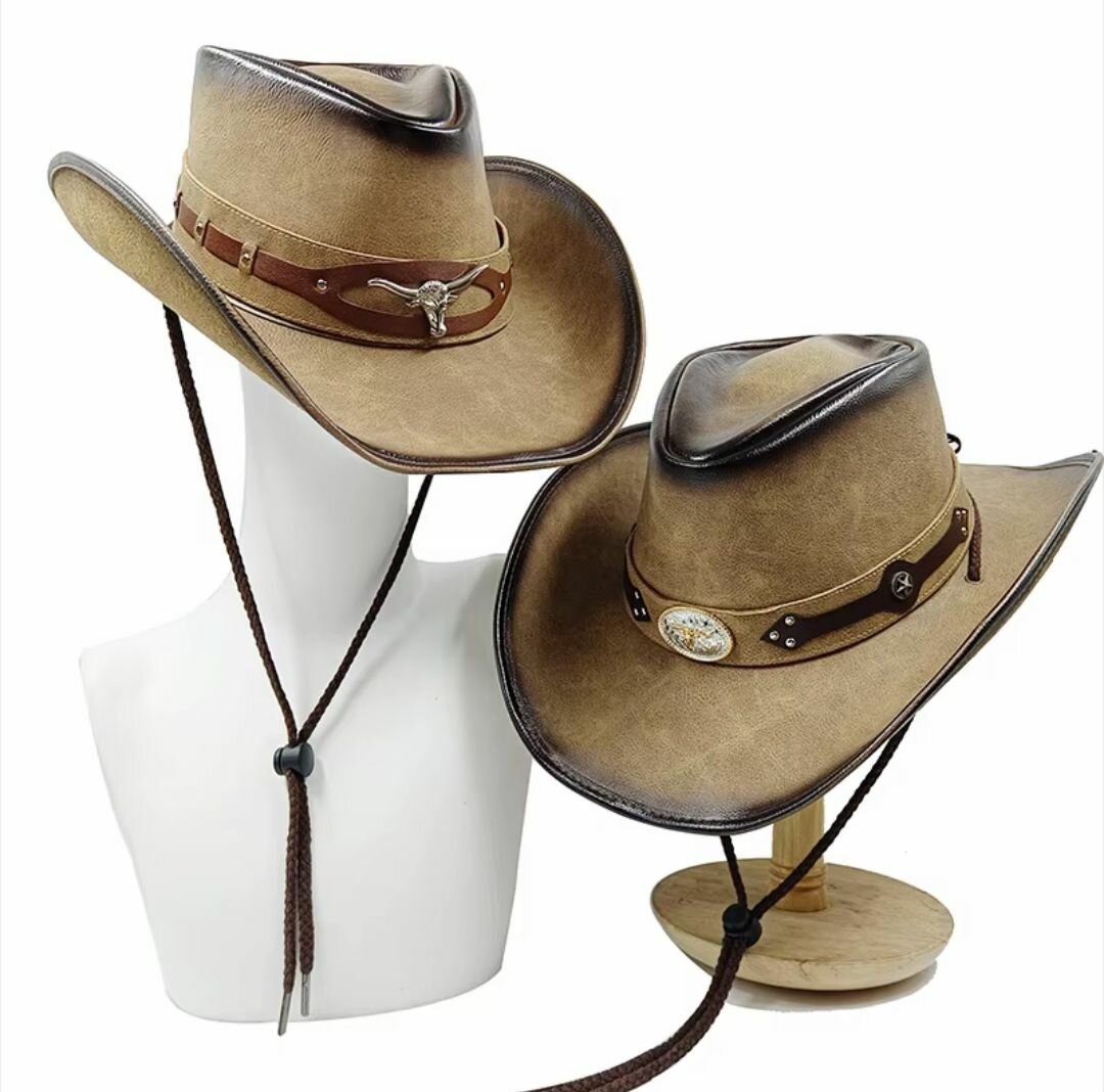 Leather cawboy cup