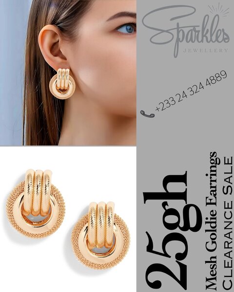 Mesh earrings