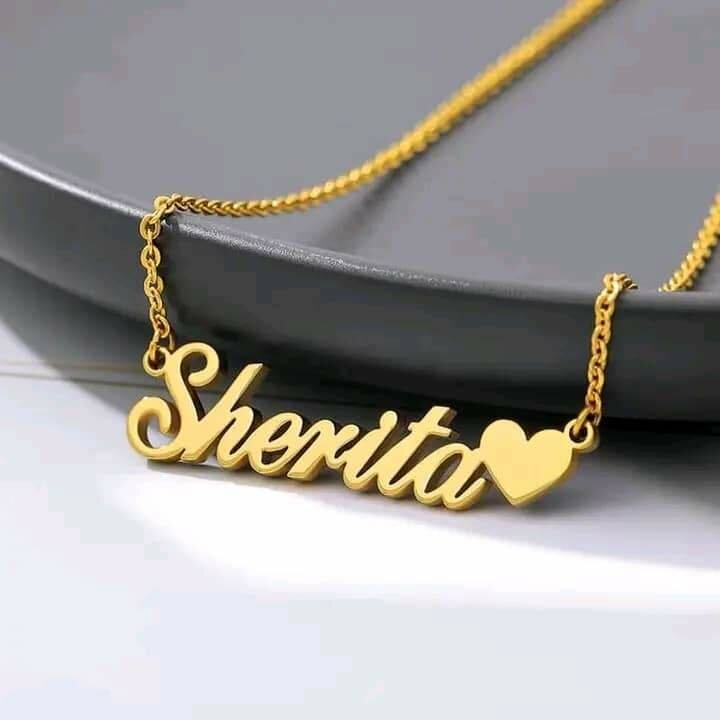 Customised Necklace and earrings