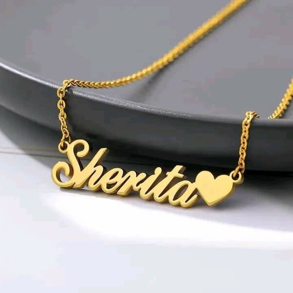 Customised Necklace and earrings