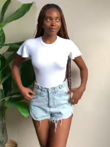 Denim Short Shorts