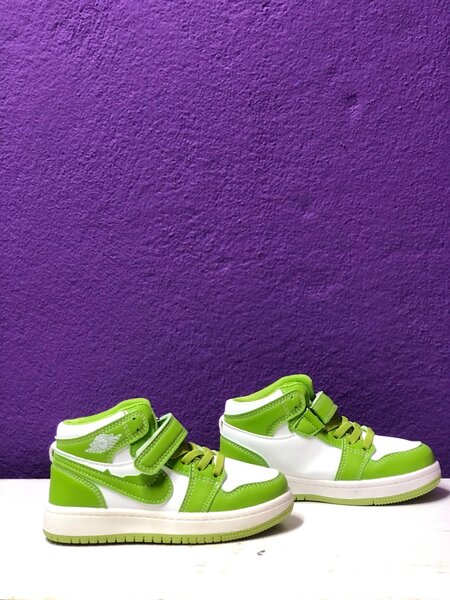 Baskets Enfant Vertes Mode