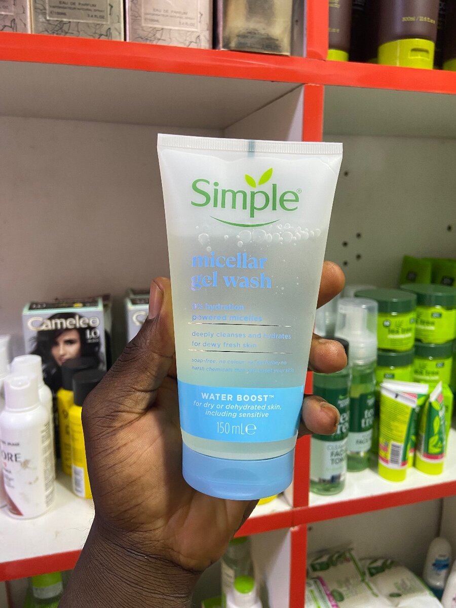 Simple micellar facial gel