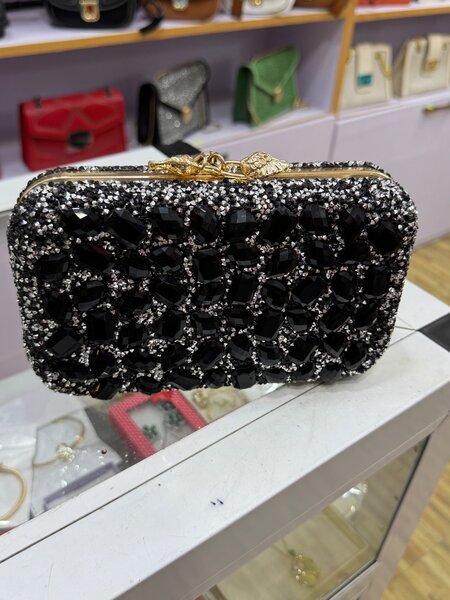 Luxury stoned purse