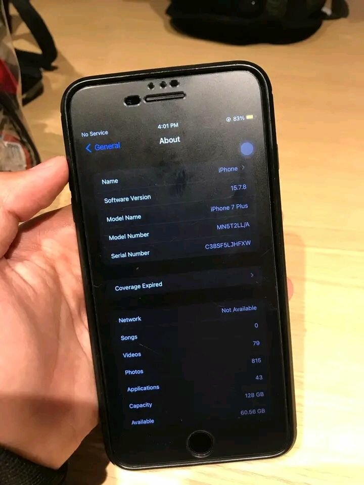 iPhone 7plus 128gb