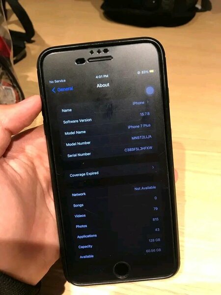 iPhone 7plus 128gb