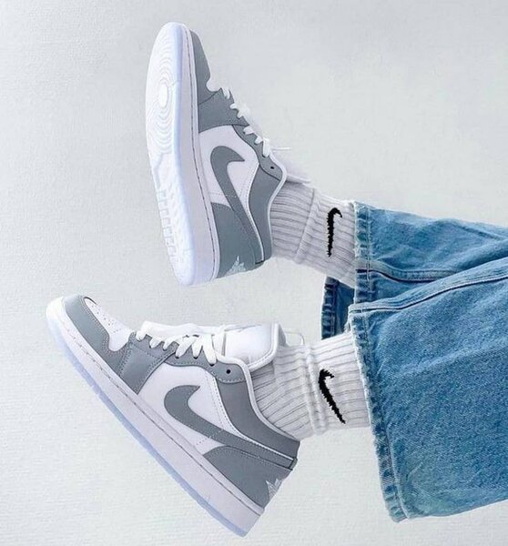 Baskets basses mode grise