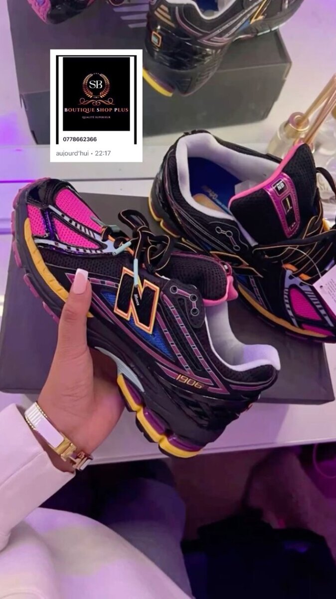 Basket new balance avec sa bte