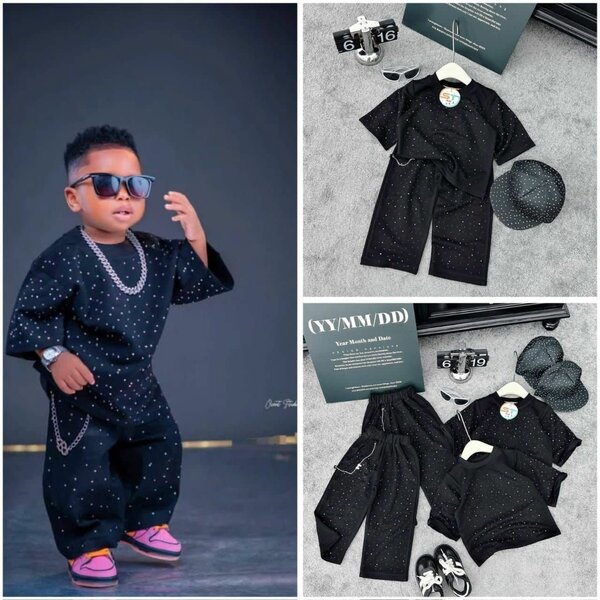 Stylish Kids' Black Outfit