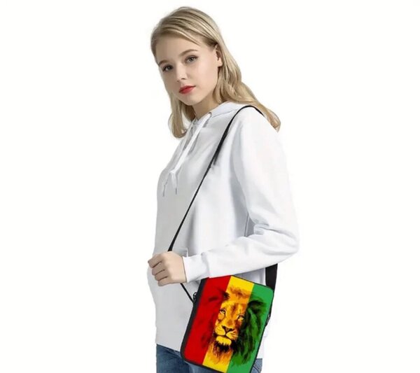 Sac Bandoulière Lion Rasta