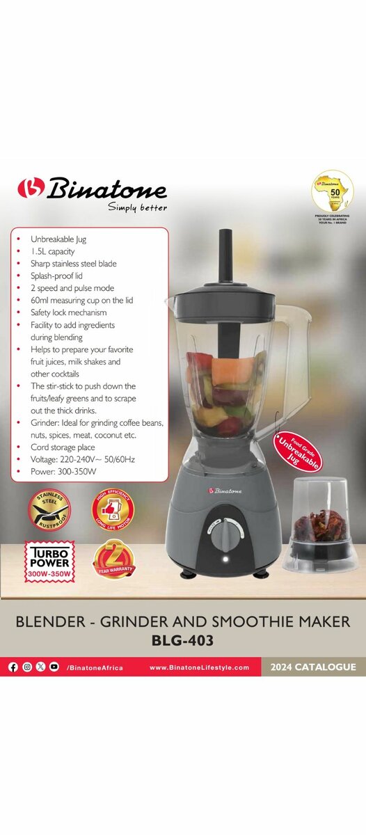 Mixeurs binatone