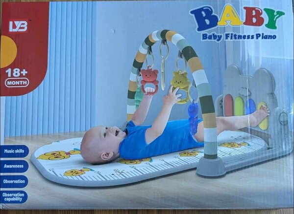 Tapis d'activité bébé avec piano