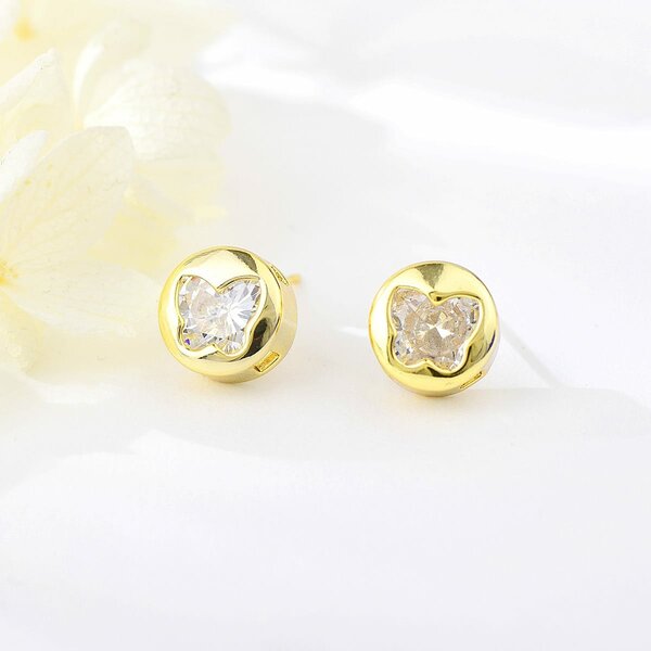 Boucles d'oreilles or plaqué