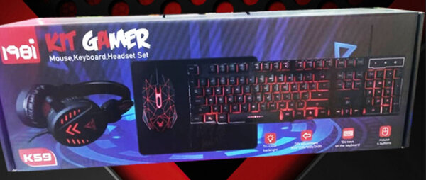 Kit Gaming Clavier Souris Casque