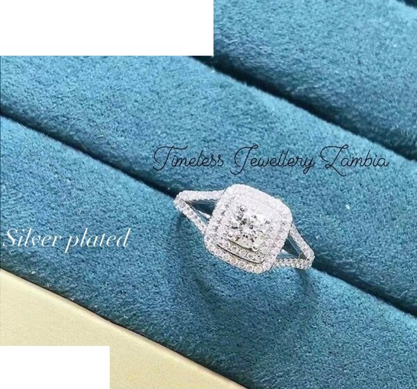 Silver plated ring