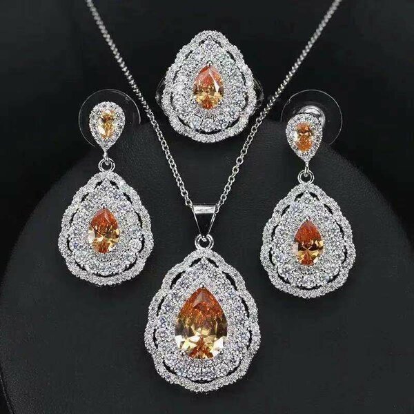 Elegant Gemstone Jewelry Set