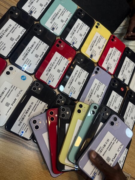 Smartphones colorés déverrouillés