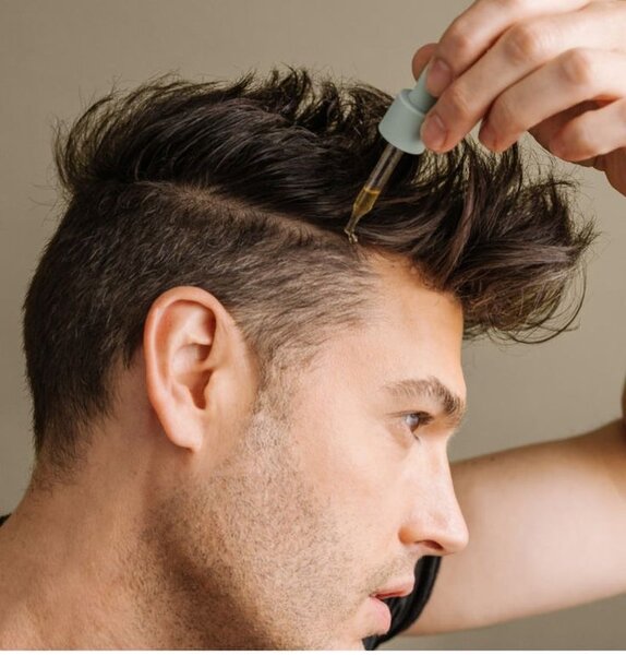 Hair and beard oil for men